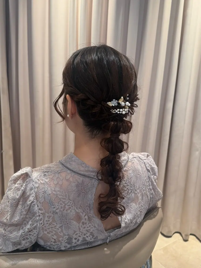 ヘアアレンジ ヘアセット rio ୨୧のヘアスタイル
