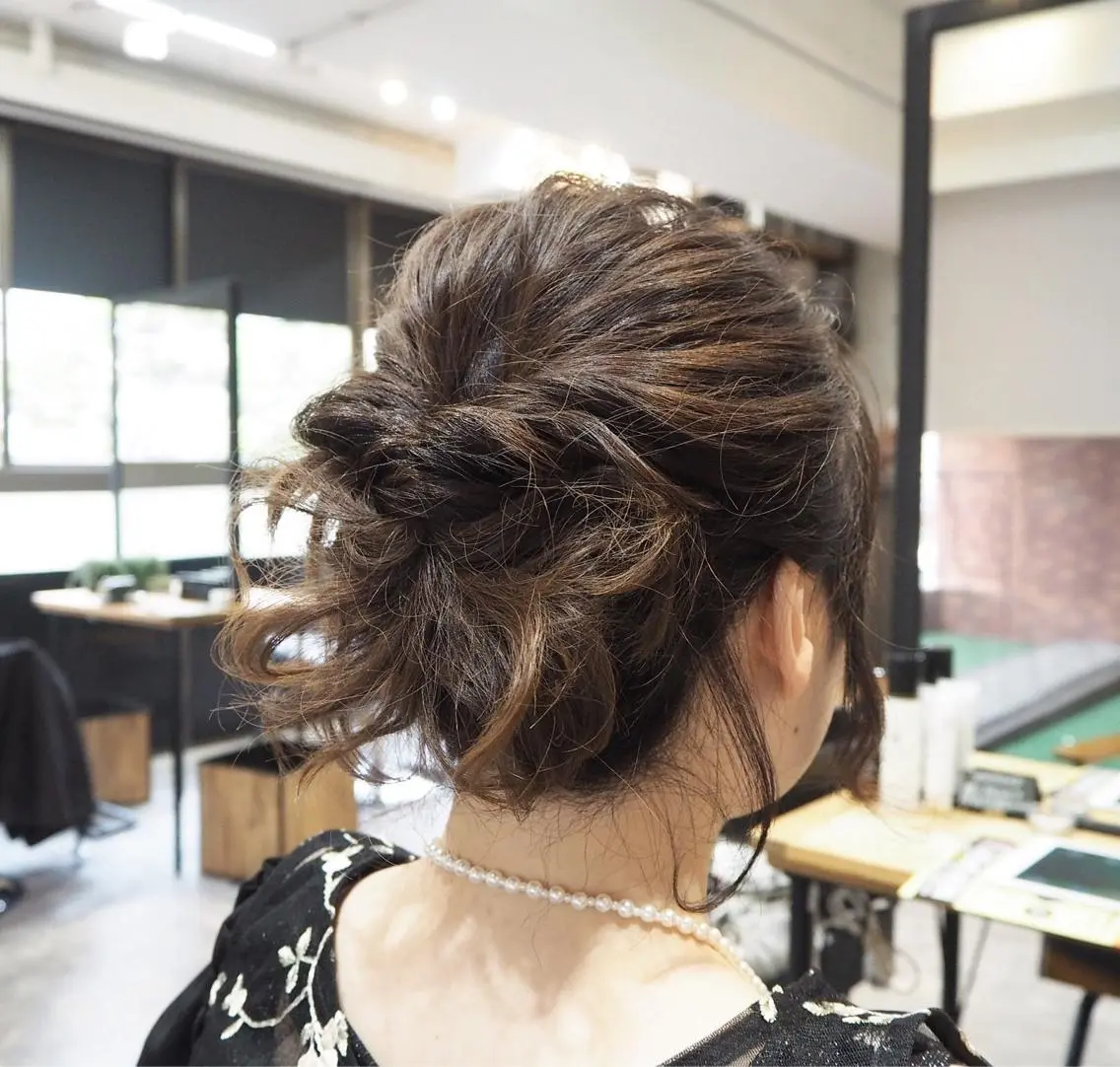 ヘアアレンジ ボブ 高橋 悠介のヘアスタイル