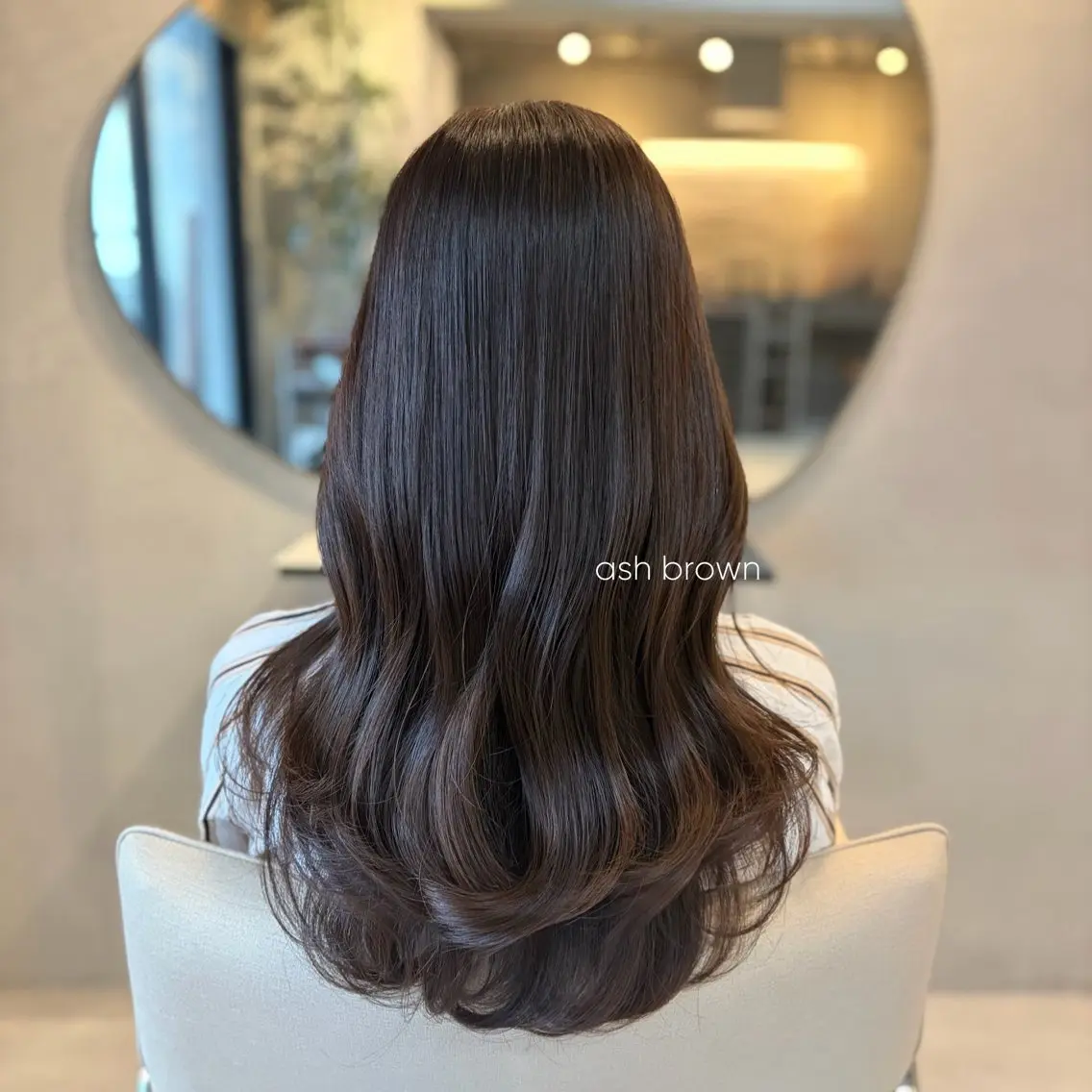 セミロング カラー 🎀透明感カラー/ 艶カラー/wakaのヘアスタイル