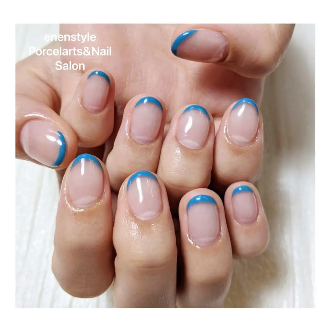ミディアム ネイル ハンドネイル 🐾enen style 🐾のネイルデザイン