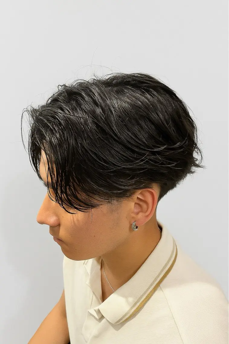 メンズ カット パーマ 🪽直毛男子の救世主 🪽フェザーパーマのヘアスタイル