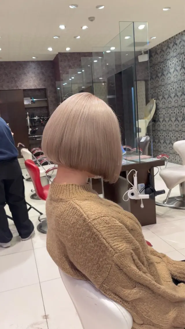 カット＋髪質改善カラー＋3stepトリートメントの写真