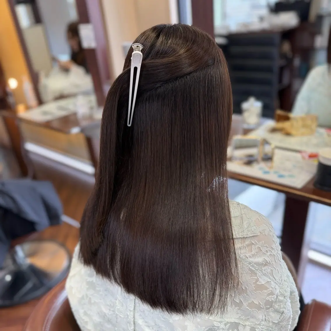 ロング 縮毛矯正 トリートメント カット ヘアカラー 縮毛矯正 トリートメント 尾崎 海璃のヘアスタイル