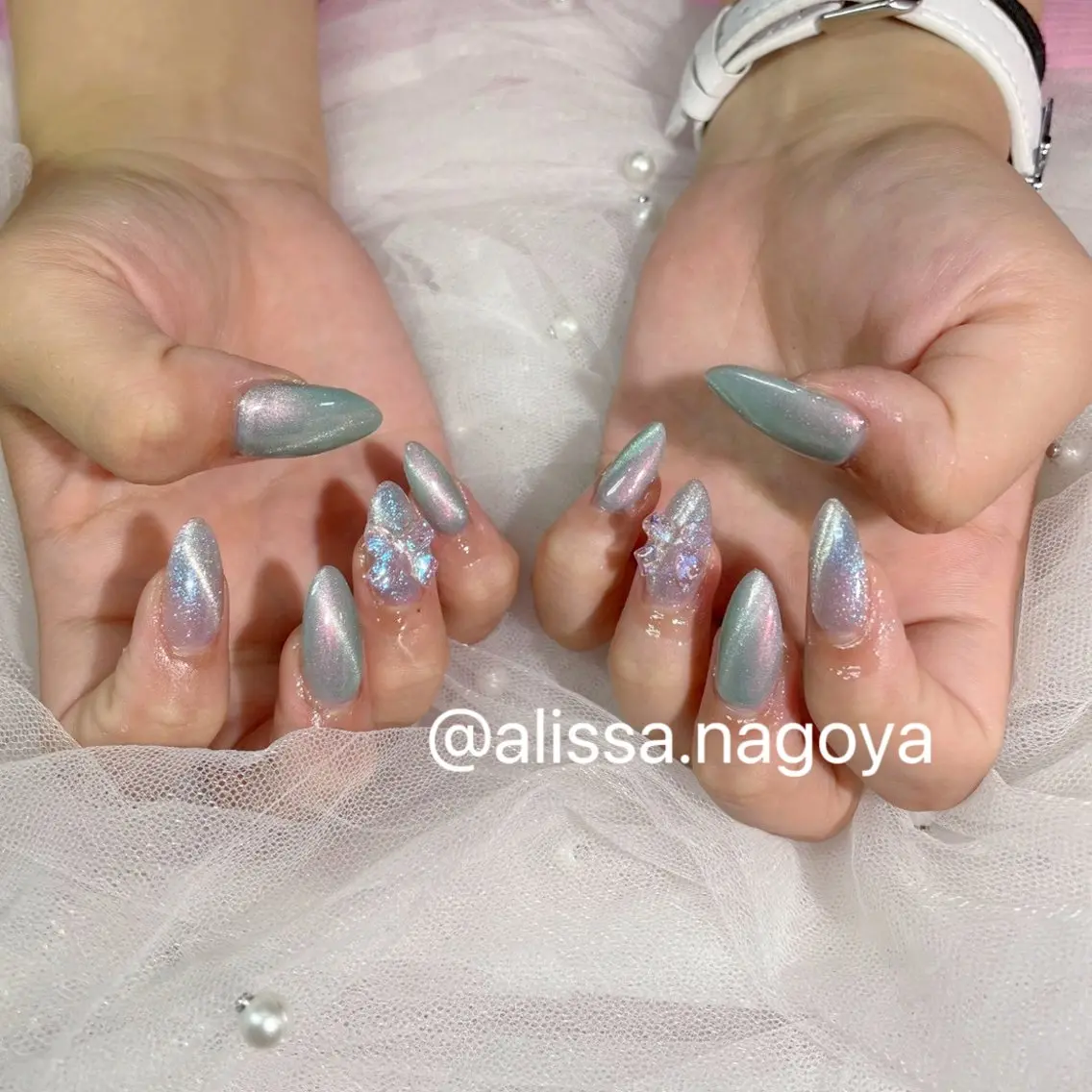ネイル ハンドネイル Jr.ネイリスト🤍 【Alissa】新栄のネイルデザイン