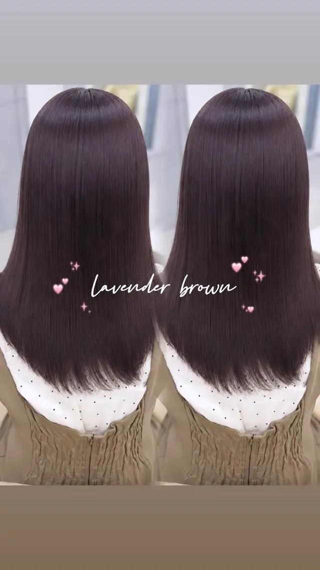 カラー 透明感カラー ラベンダーカラー ヘアカラー COCO_kaho カラー/髪質改善のヘアスタイル
