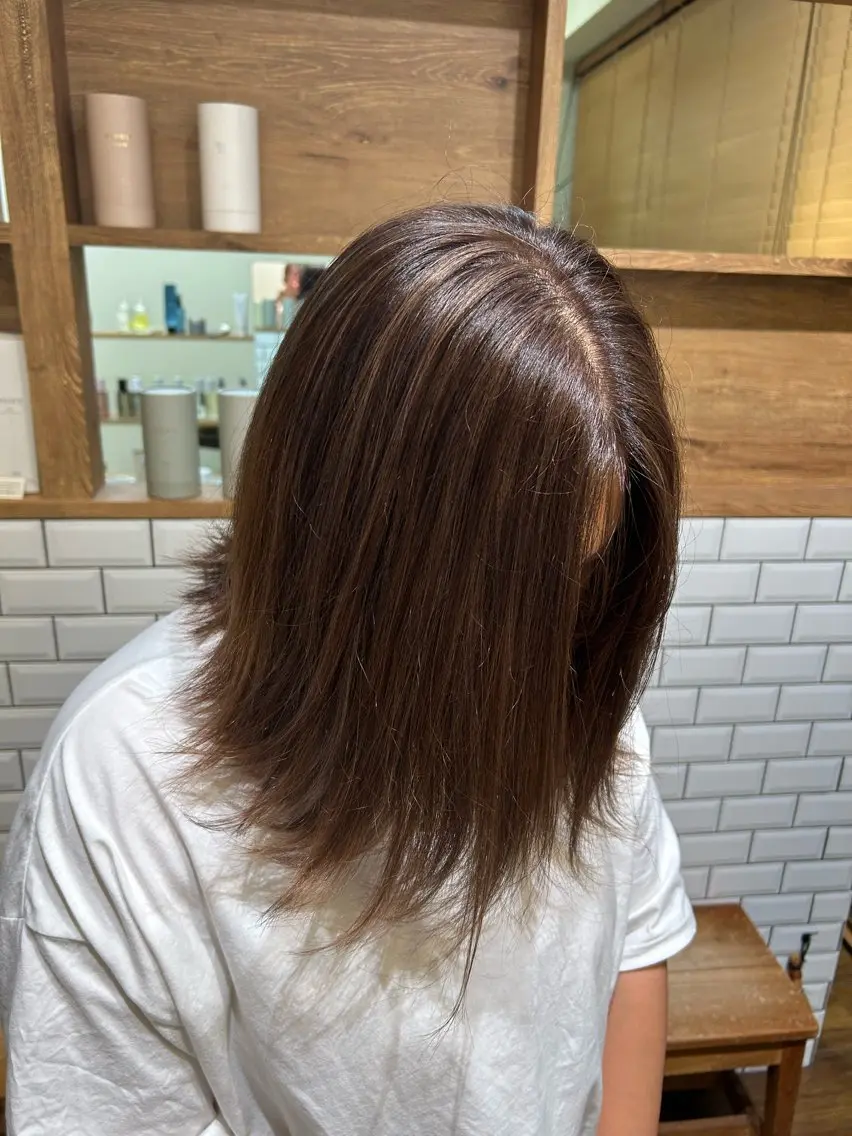 カラー ブラウンカラー 🍒おおさわ せいら🍒のヘアスタイル