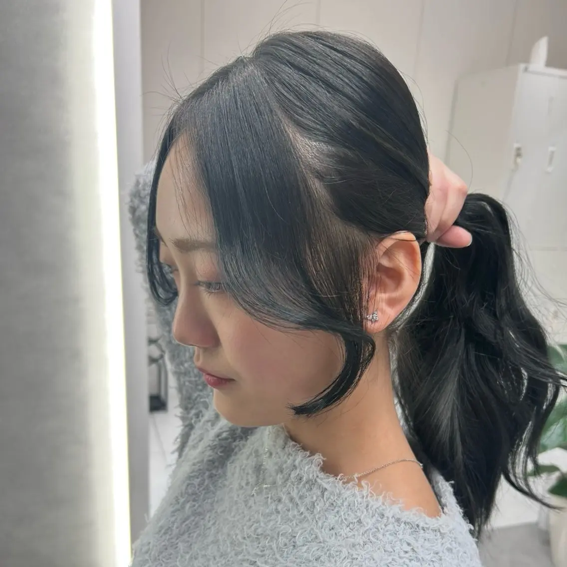 ロング カット ヘアカラー トリートメント 阿倍野/髪質改善 /縮毛矯正/坪田幸広のヘアスタイル
