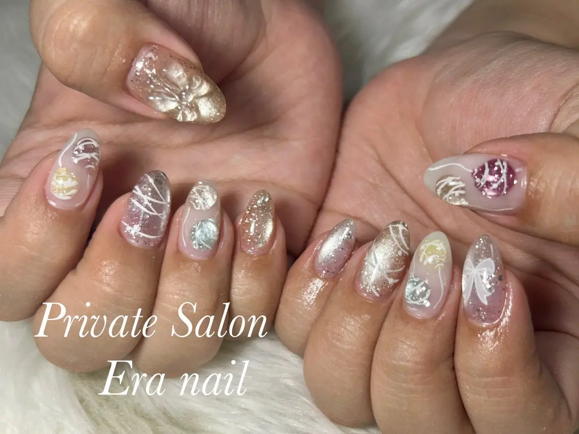 ネイル ヨーヨーネイル ハンドネイル Era nailのネイルデザイン