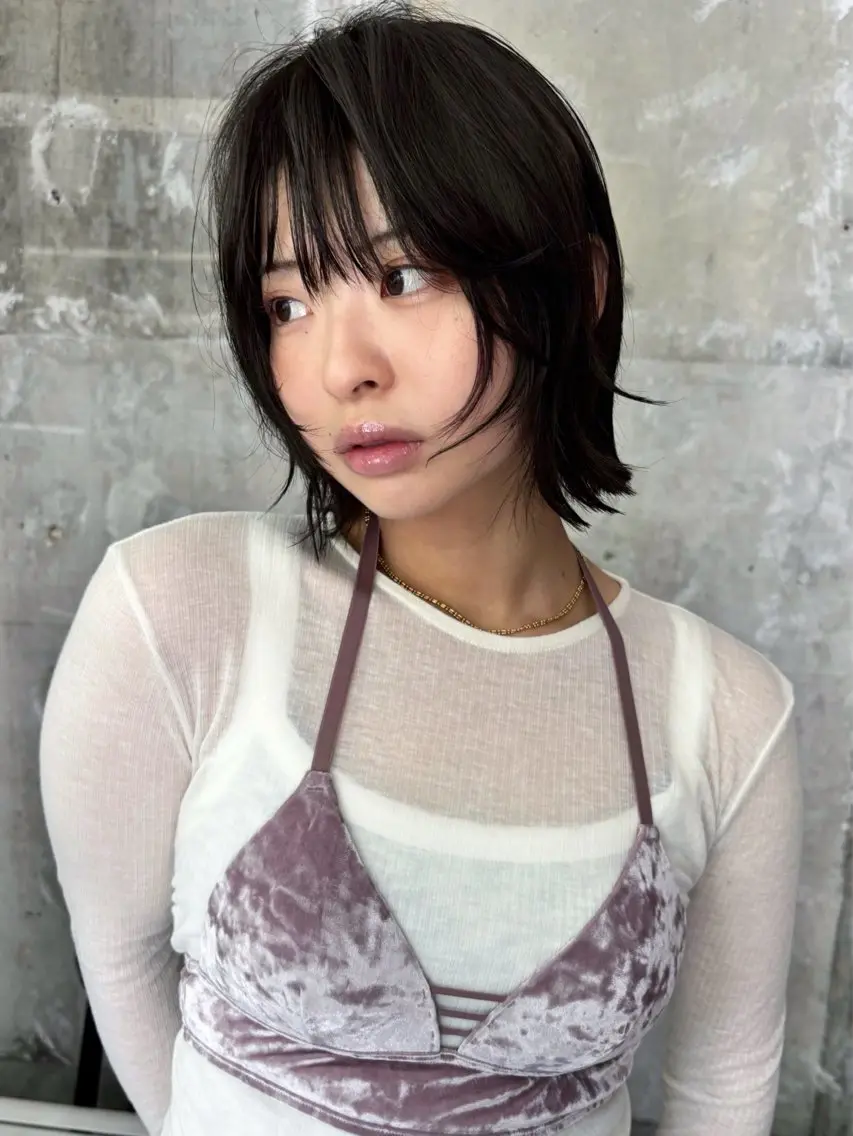 ショート カット ヘアカラー Hana/ハイトーン /レイヤーカットのヘアスタイル