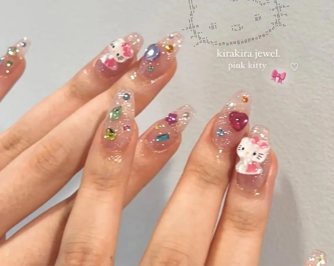 ネイル アートネイル オーロラネイル チークネイル フレンチネイル ガラスフレンチ 🎀🎀YooLi Nail Salonのネイルデザイン