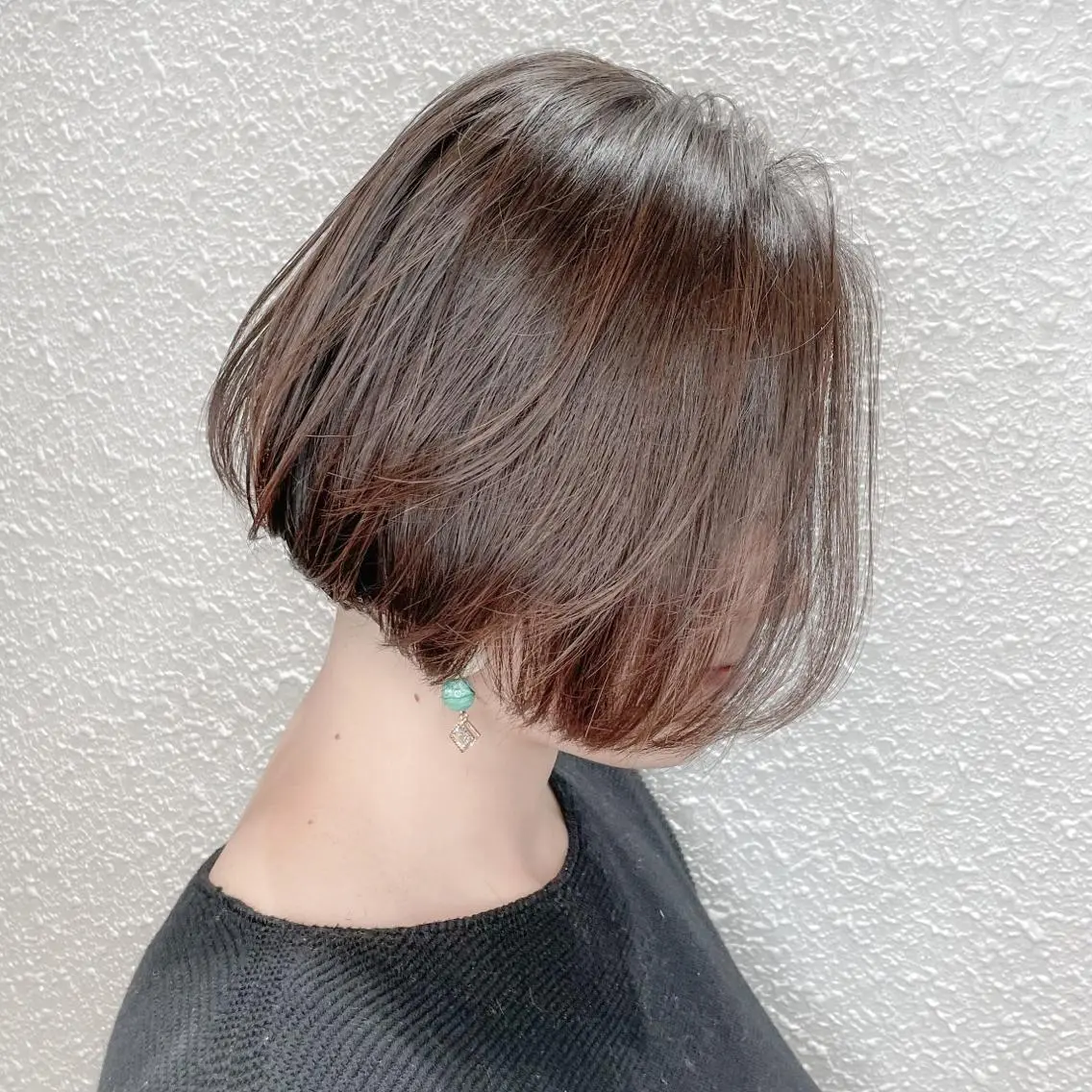 ショート ボブ 顔周りカット 小顔カット ボブ専門店 中島規寿のヘアスタイル
