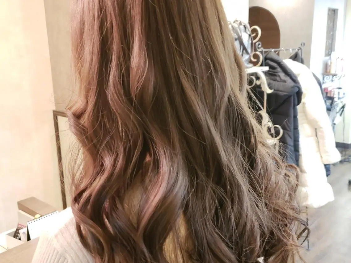 セミロング カラー シールエクステ エクステ Magic Mush のヘアスタイル