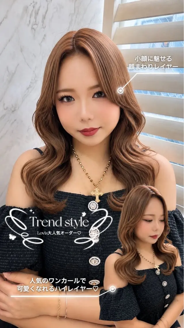 ミディアム ラベンダーベージュ 学生 韓国風ヘア ヘアカラー 🦋ami/浦和 韓国ガーリー🦋のヘアスタイル