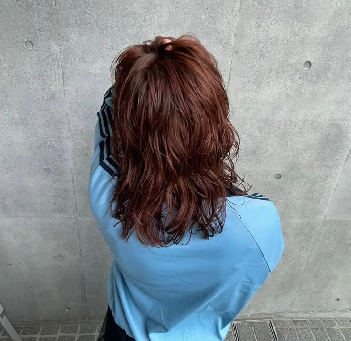 ミディアム カラー パーマ パーマ 🌈メンズパーマ🌈 メンズカットアリサのヘアスタイル
