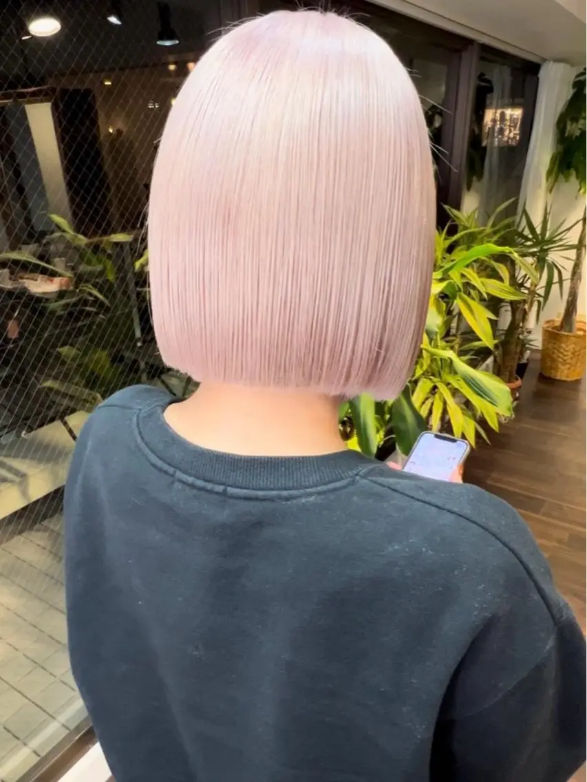 ショート ⭐️心斎橋カラーモデ ル⭐️SOUのヘアスタイル