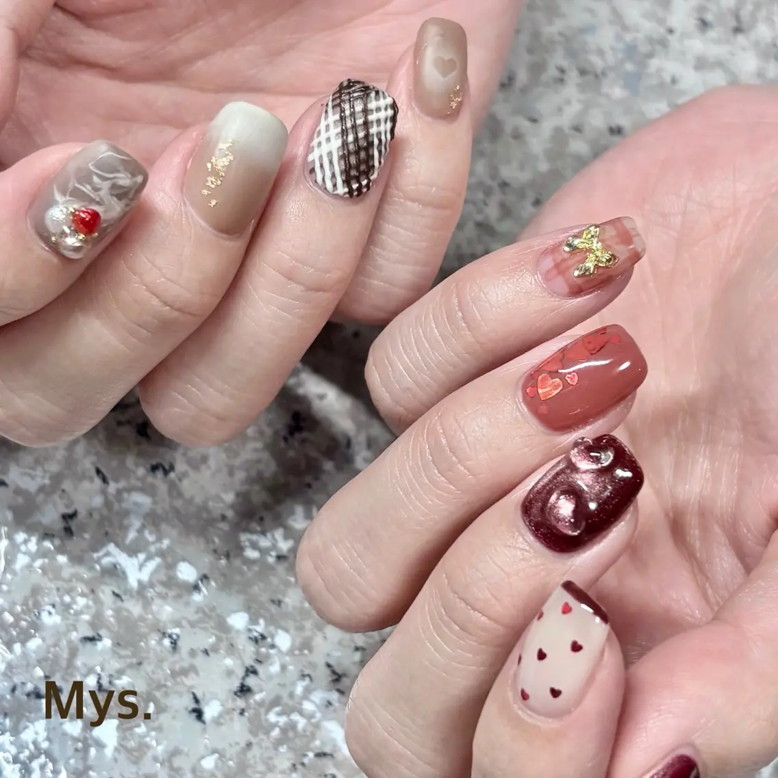 ネイル ハンドネイル Mys. 三上紗紀のネイルデザイン