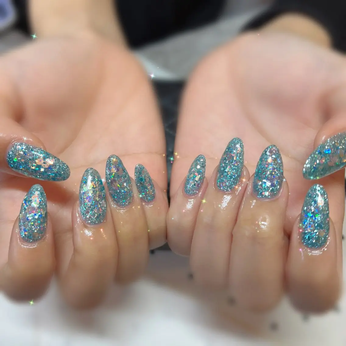 ネイル ブルー ハンドネイル BlueDaisy 栄本店のネイルデザイン