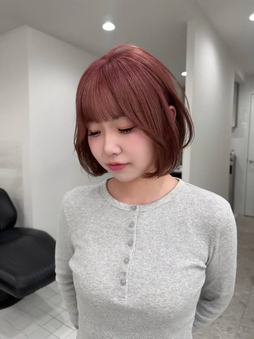 ミディアム カラー 大阪梅田/ イマムラミヅキのヘアスタイル