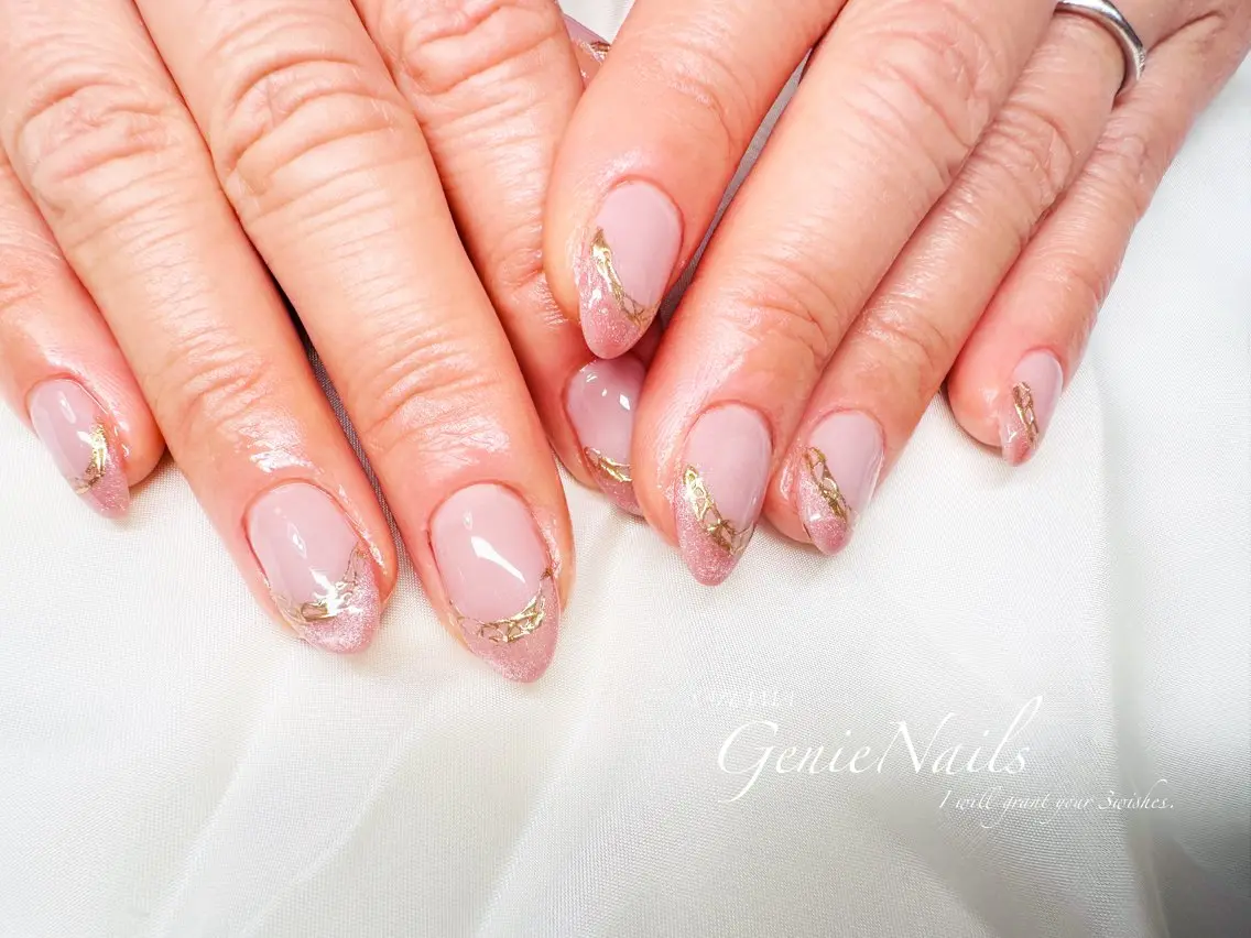 ネイル アートネイル フットネイル 持ち込み 冬ネイル Genie Nailsのネイルデザイン