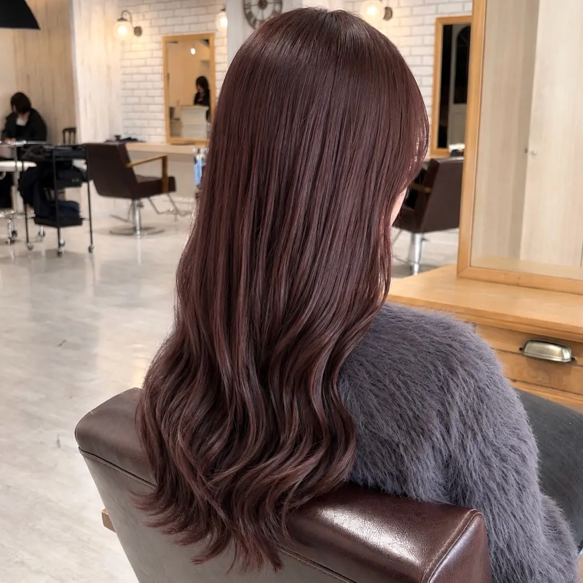 ロング カラー ヘアアレンジ カット ヘアカラー 💙CIEL／AO I💙のヘアスタイル