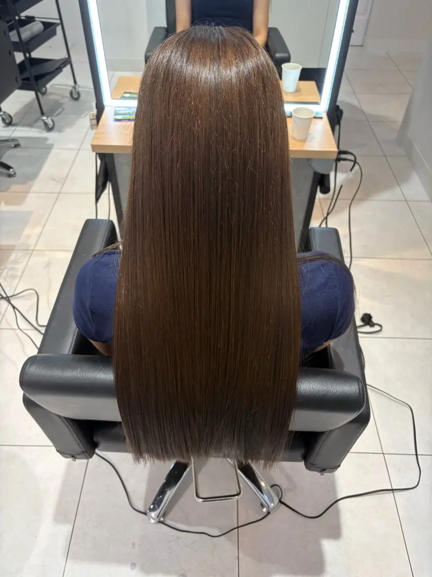 ロング ヘアカラー トリートメント 鈴木 佑汰のヘアスタイル