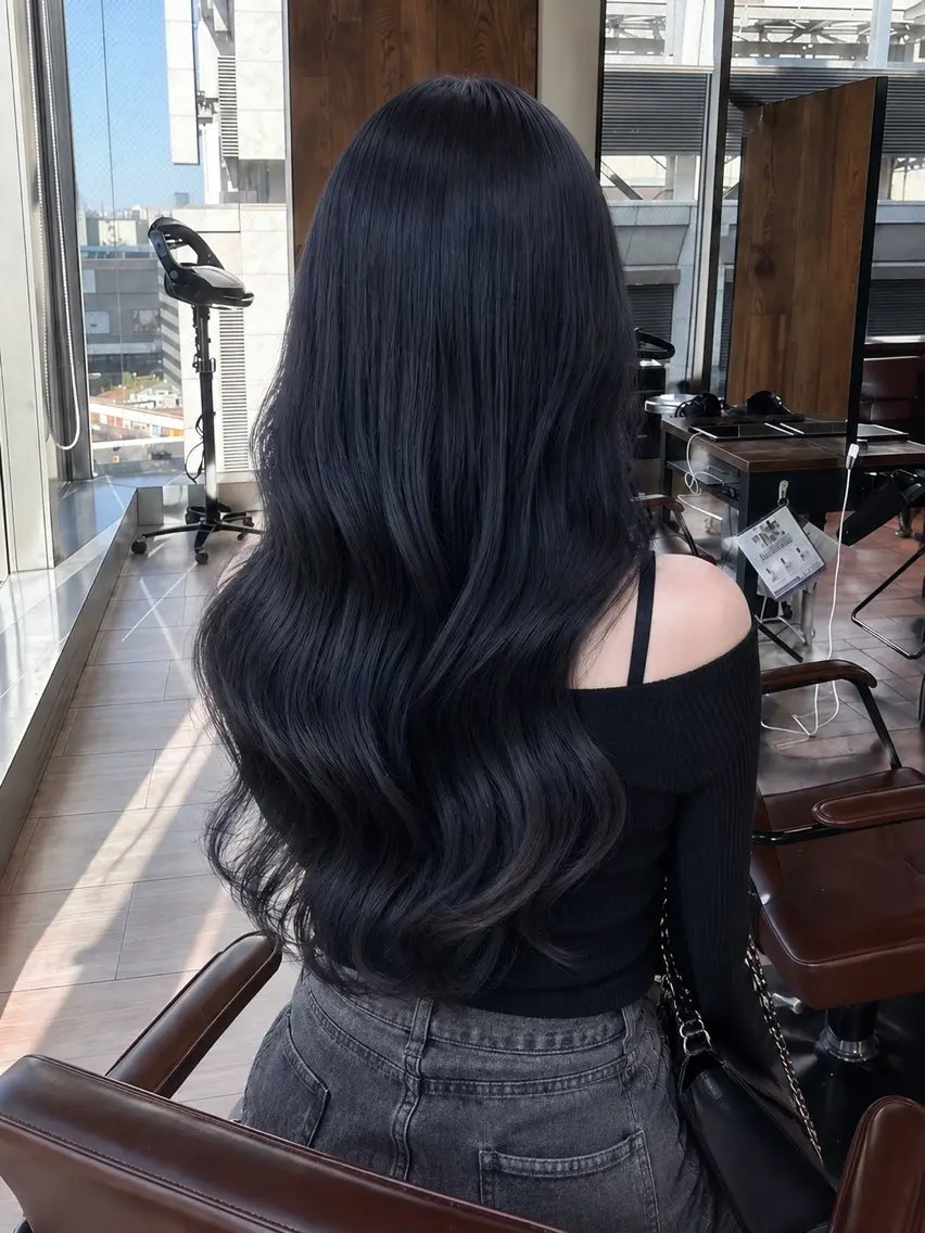 ロング カラー ヘアカラー トリートメント みこ🌙艶カラー/ ブラウン/ベージュのヘアスタイル