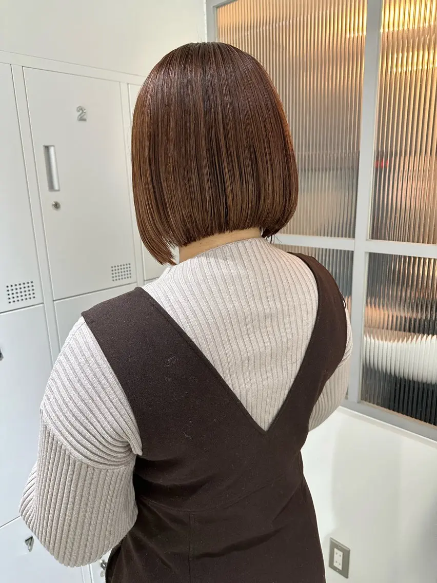 ショート カラー カット ヘアカラー トリートメント 髪質改善 縮毛矯正/ レイヤー/銀座/本木のヘアスタイル