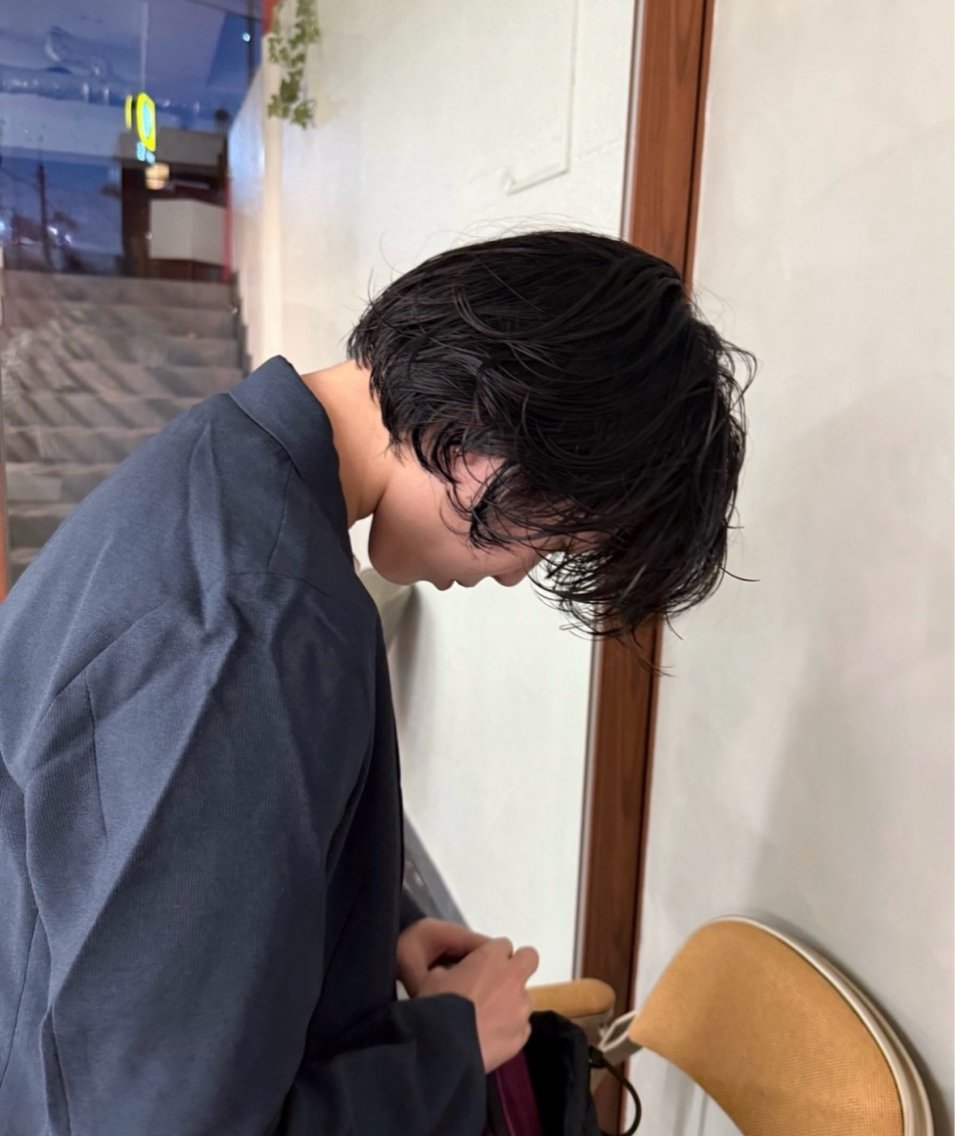 ショート パーマ，透明感カラー ／emiのヘアスタイル