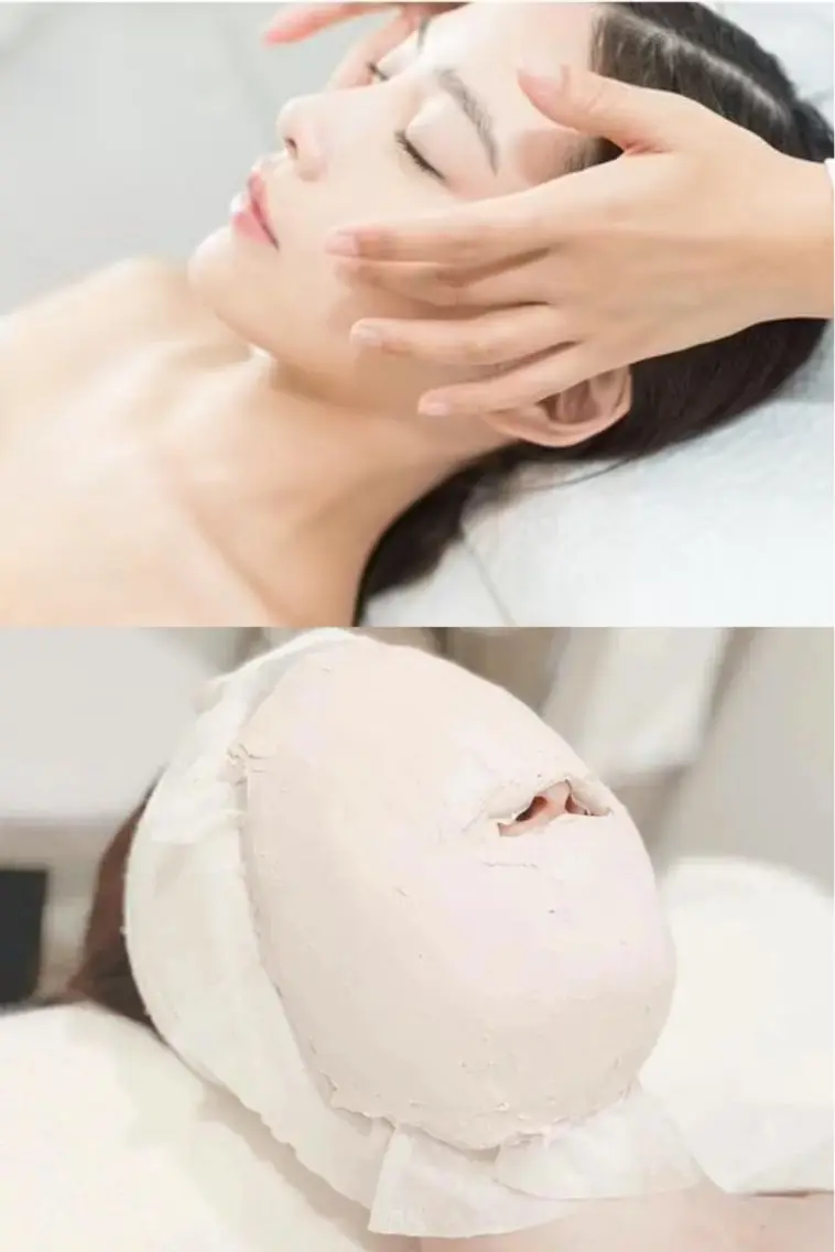 ♥小顔ハイパー+3Dコルギ+肩首+毛穴ケア+ヘッド★温感引き締め石膏パック60分4680円の写真