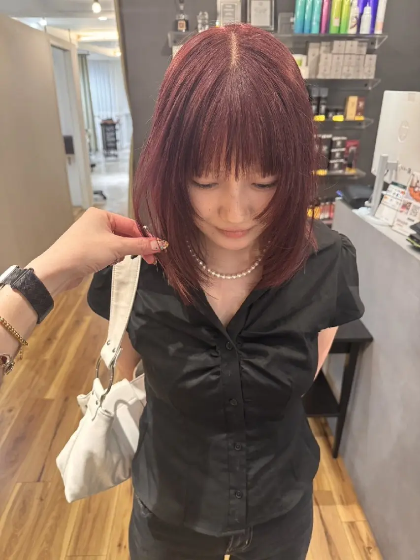 カラー ヘアカラー トリートメント seina/ ブリーチカラー✨のヘアスタイル