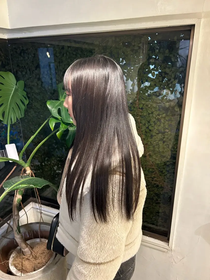 ロング メンズ 酸性ストレート colorlist 🖤SARASAのヘアスタイル