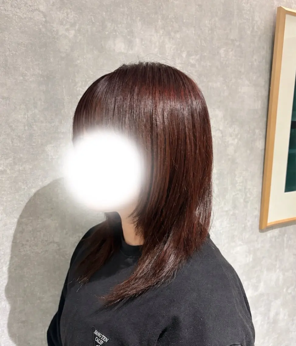カラー ヘアカラー 安倍 くるみのヘアスタイル