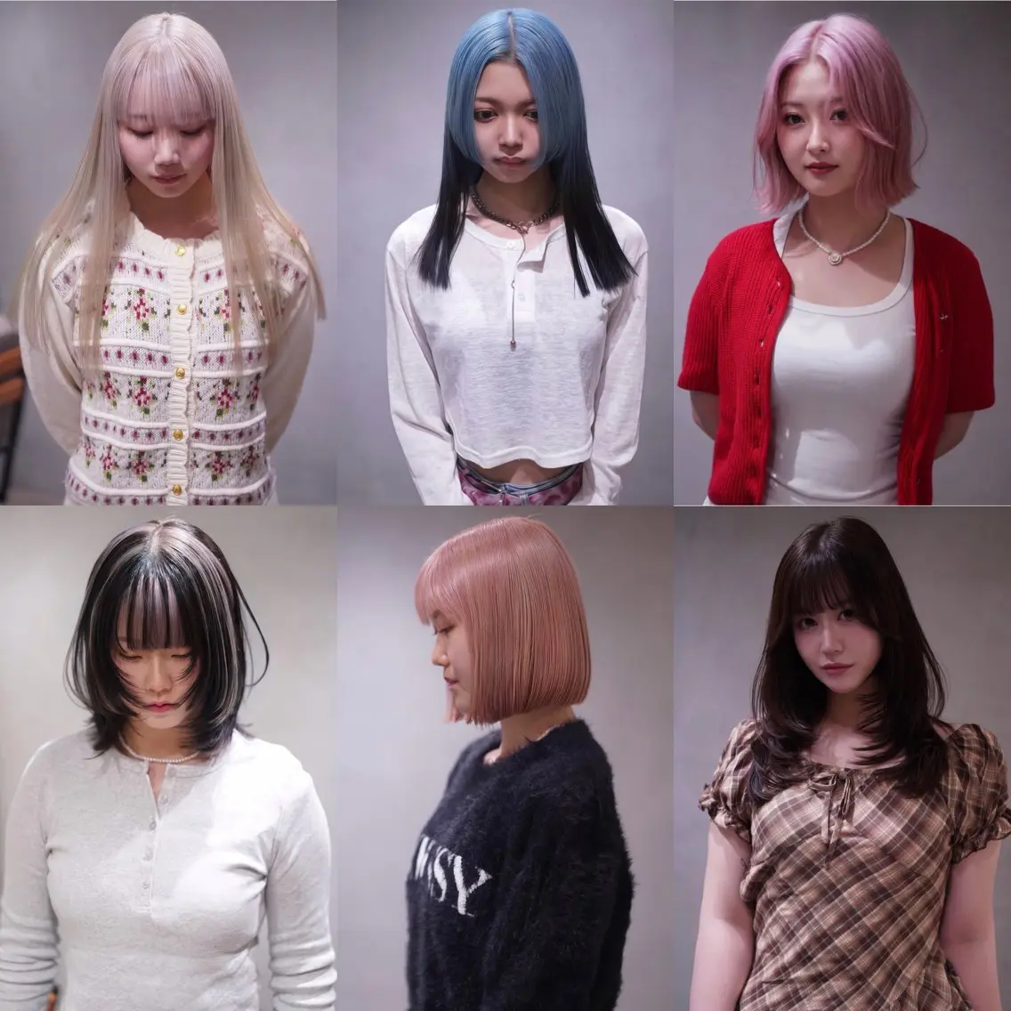 カラー ヘアカラー トリートメント ハイトーン/デザイン カラー/kaedeのヘアスタイル