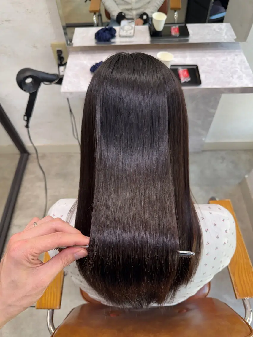ロング ⭐️縮毛矯正特化 小松邦彦⭐️のヘアスタイル