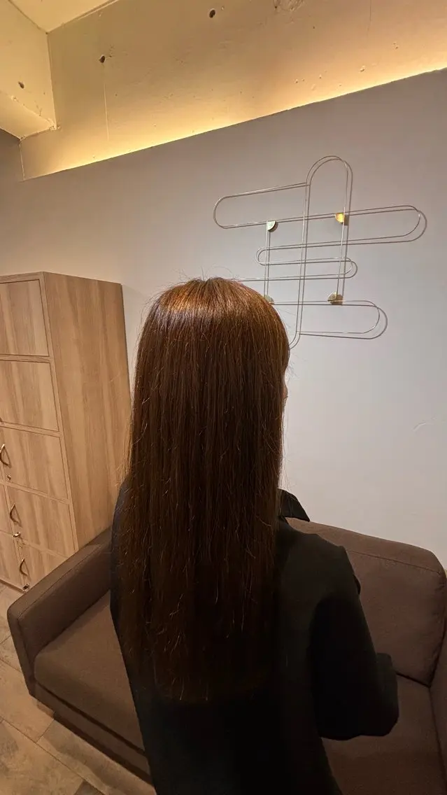 ロング カラー 角田 癒音のヘアスタイル