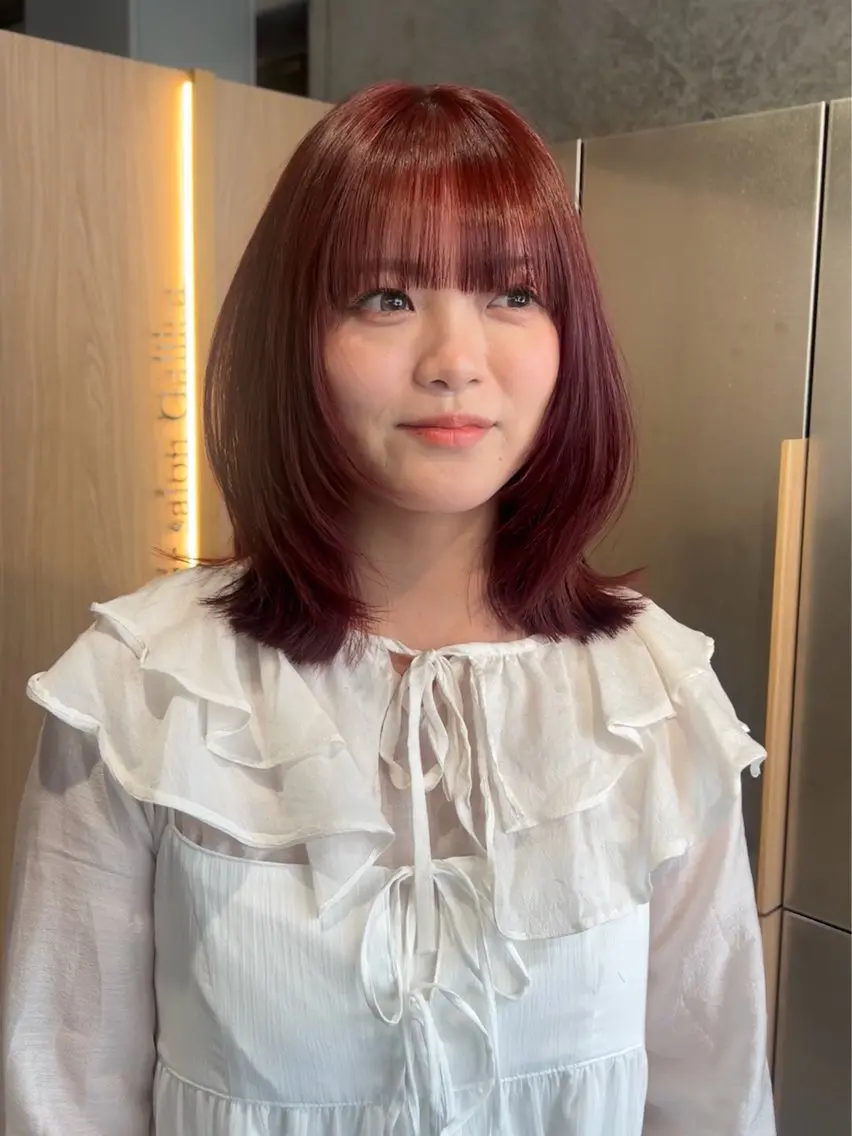カラー ヘアカラー towa / 縮毛矯正のヘアスタイル