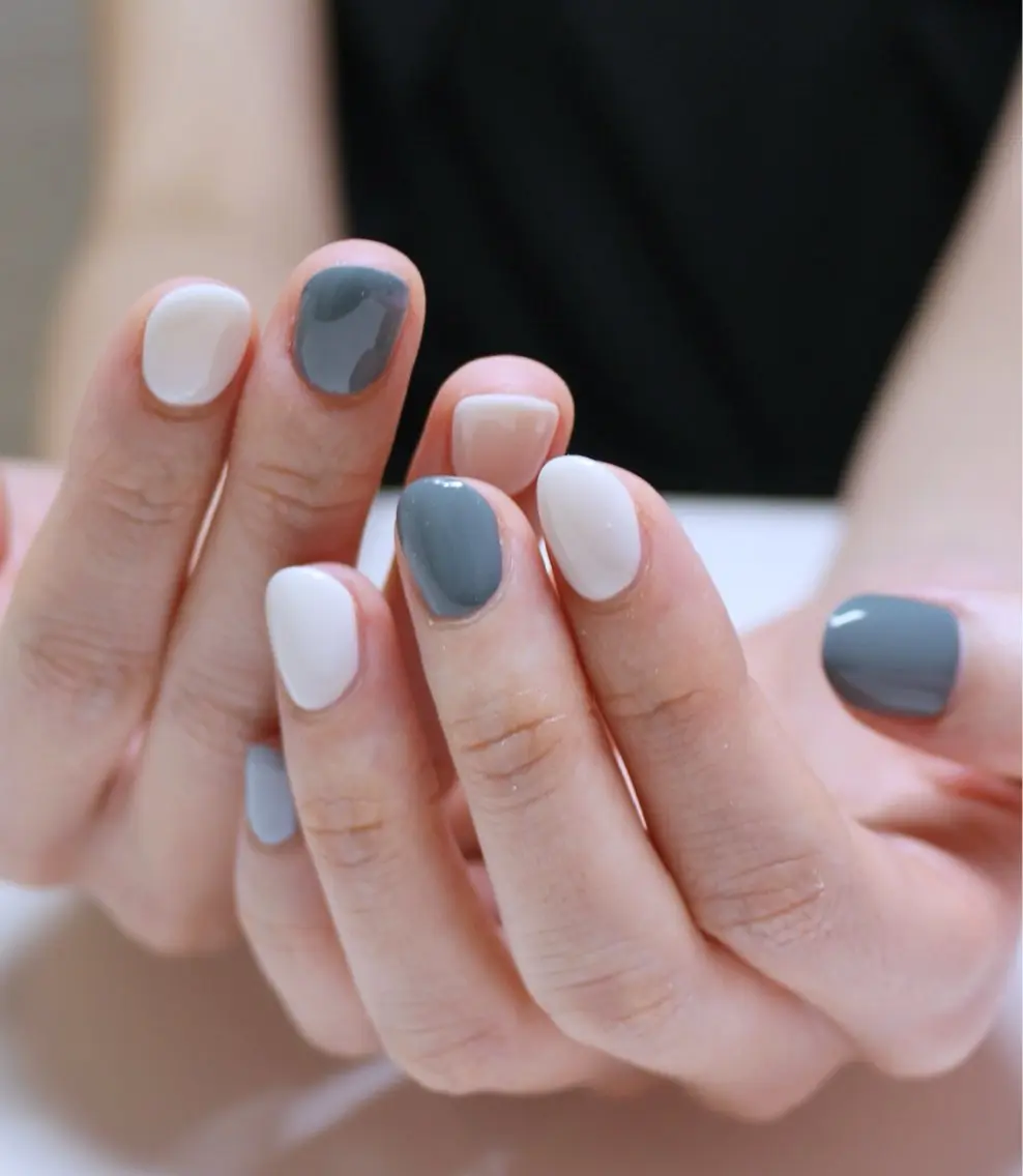 ネイル 韓国ネイル ワンカラーネイル シンプルネイル ワンホンネイル ハンドネイル Baku Nailsのネイルデザイン