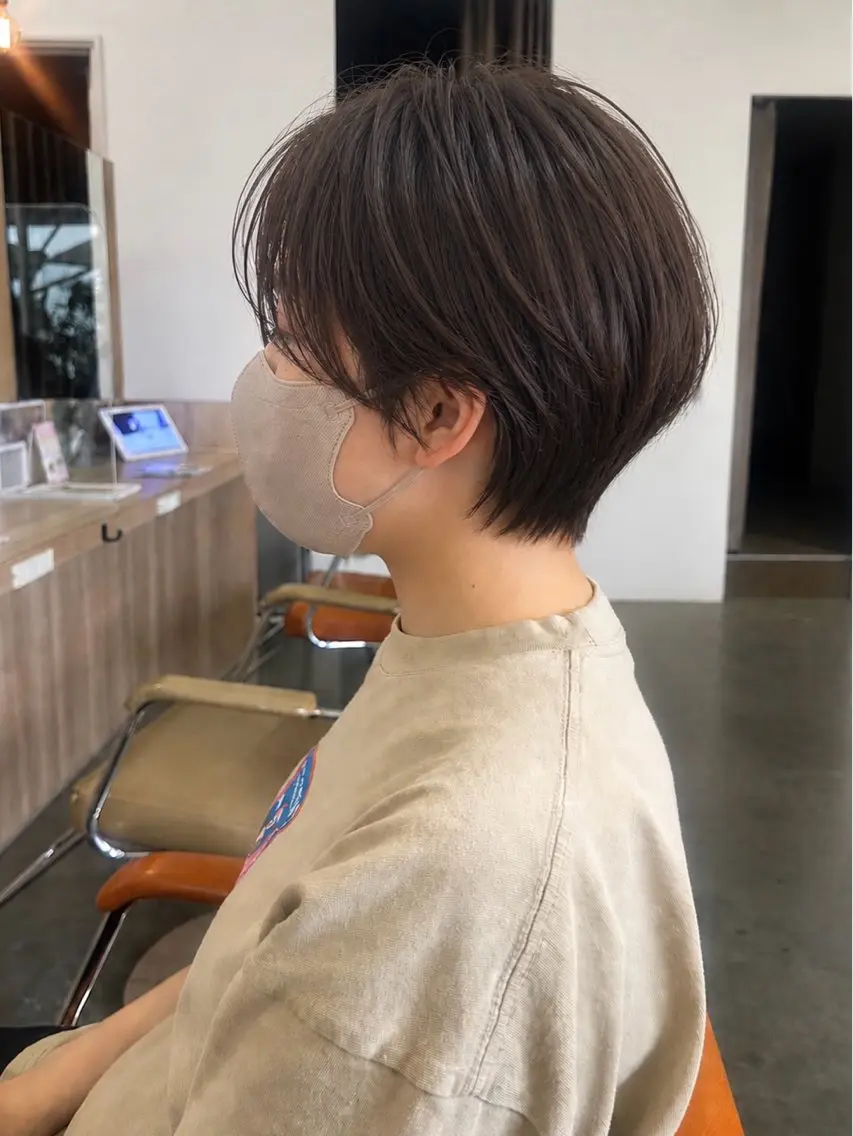 ショート カット ヘアカラー トリートメント 🍊千葉 未来🍊店長のヘアスタイル