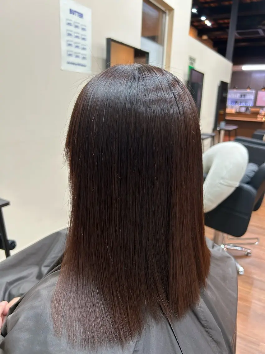 セミロング カラー トリートメント ヘアカラー 【AXIS江別店】 rioのヘアスタイル