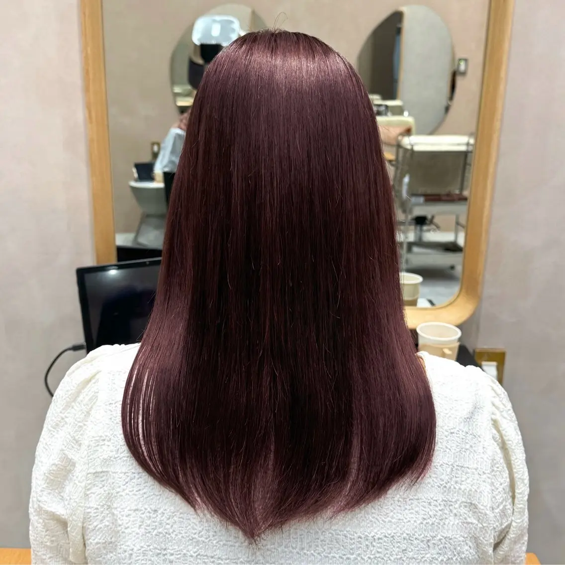 カラー ‎‎りな‪🪽カット /縮毛/透明感カラーのヘアスタイル
