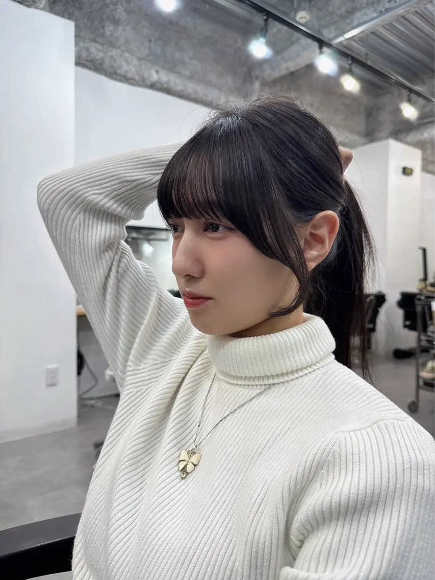 のり🐼顔まわり/ 韓国/レイヤーカットのヘアスタイル
