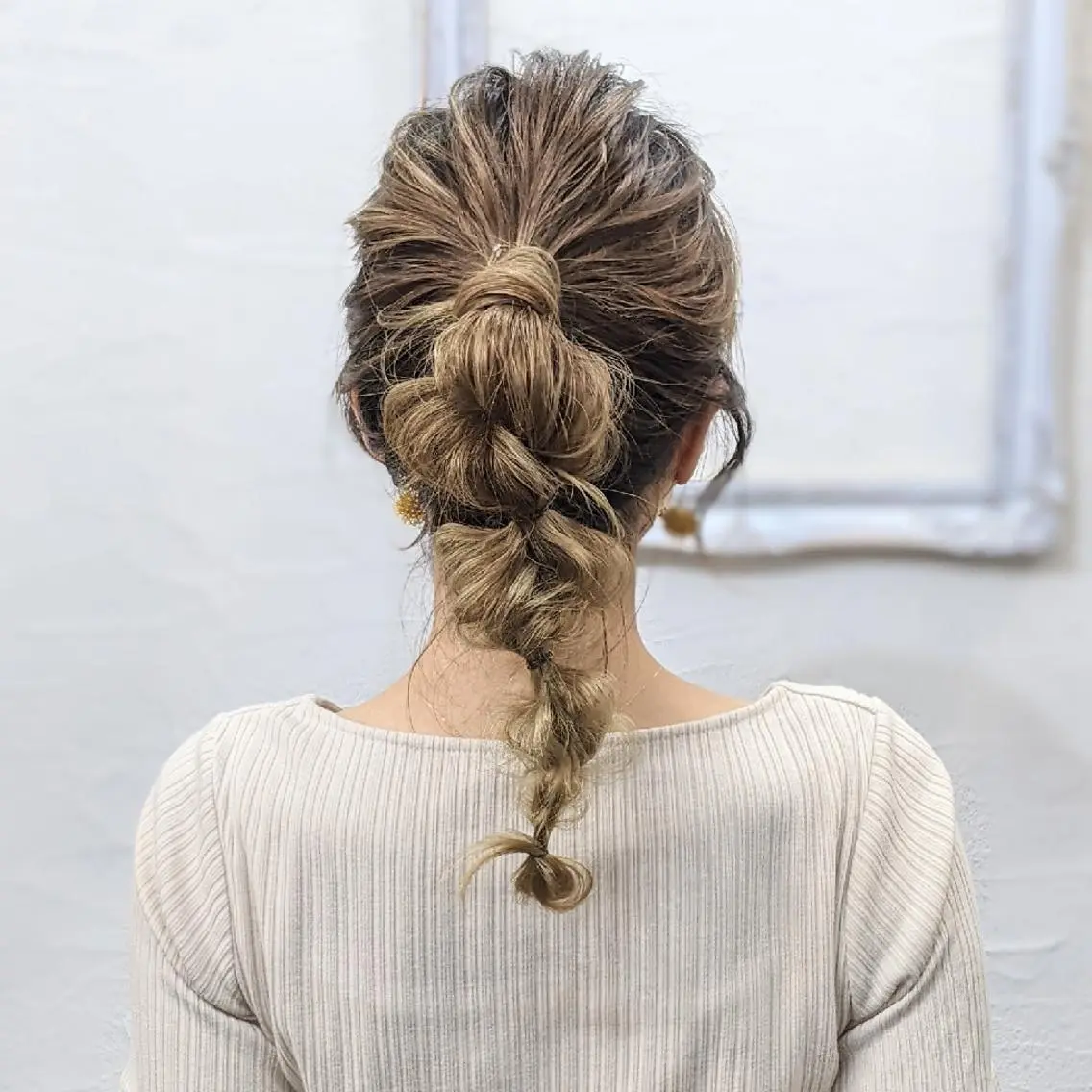 セミロング ヘアアレンジ HIKARI＠ Ruheplatzのヘアスタイル