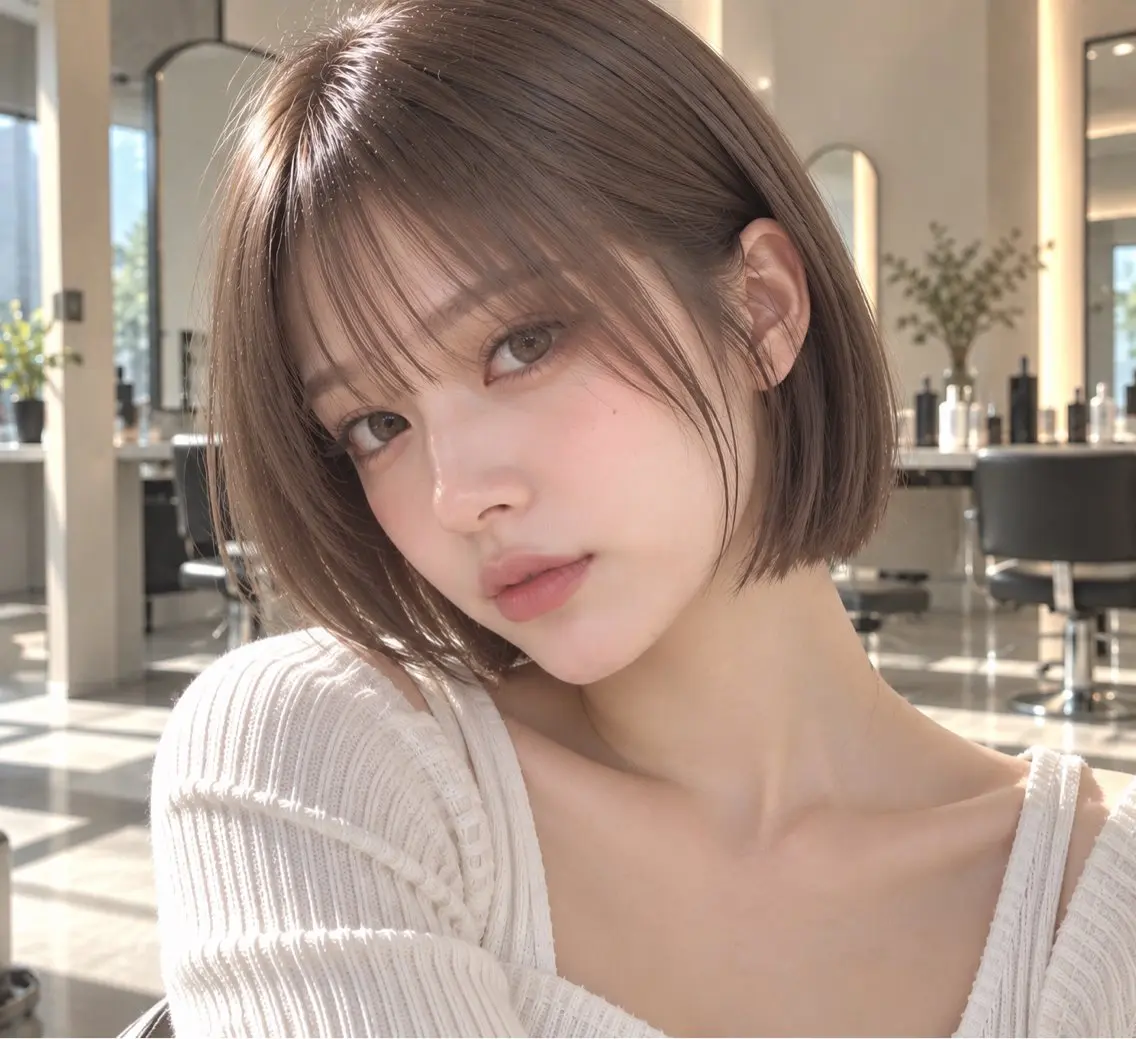 【10月16.29限定✨】韓国風ミニボブ🤍🎀※現金払いのみの写真