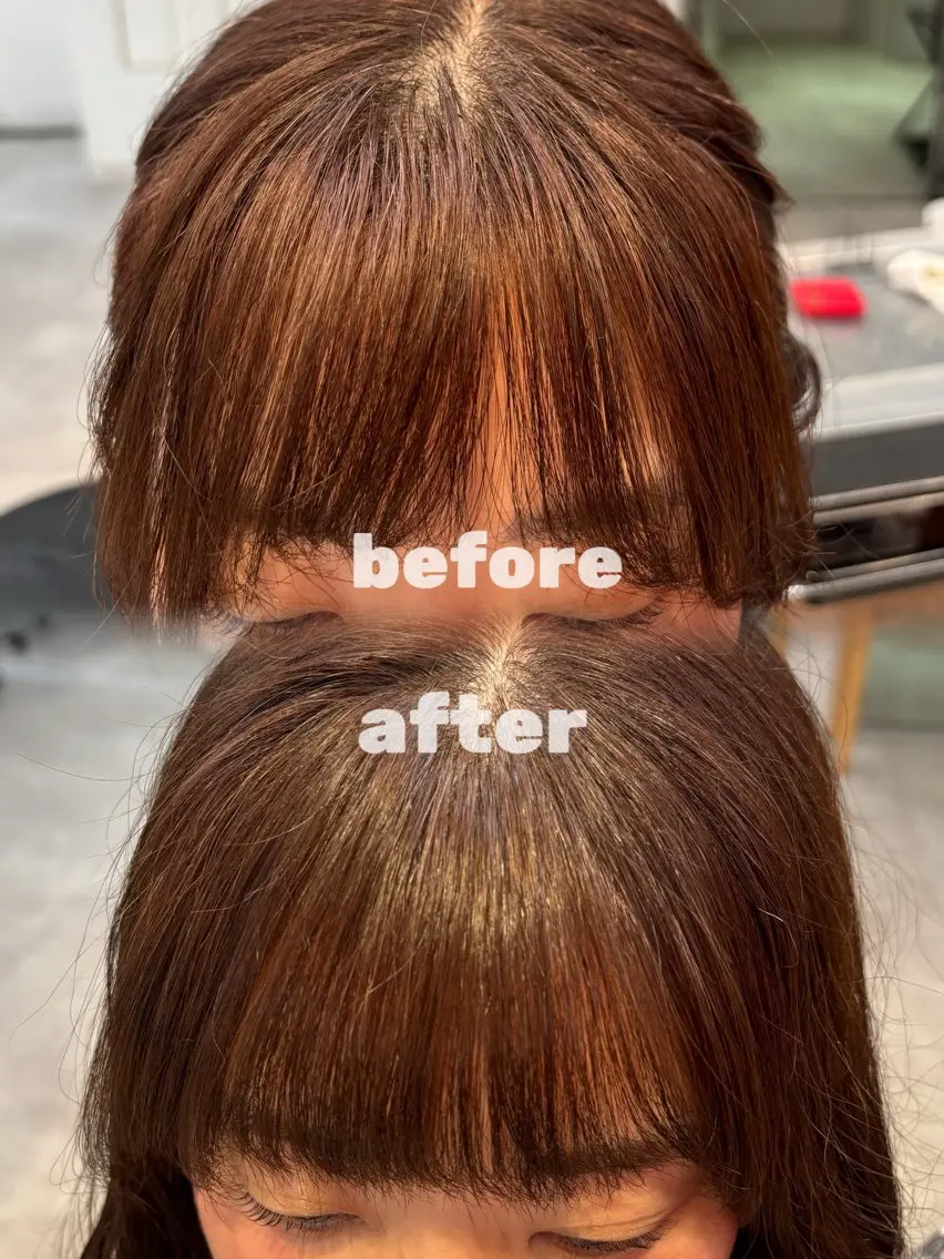 ミディアム カット 縮毛矯正 トリートメント 🎀クロスパーマ/ ボブ🎀MOMONAのヘアスタイル