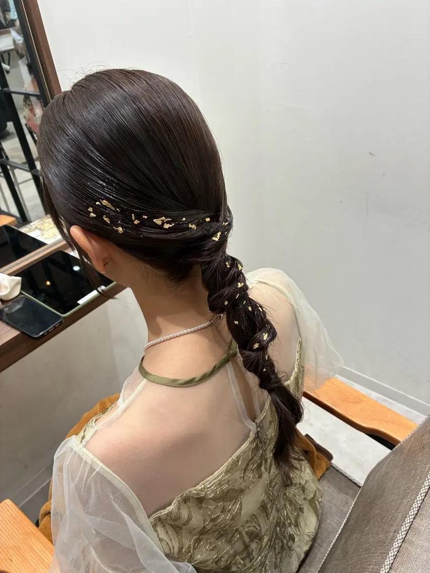 ロング ヘアセット N°rico川喜田 里衣のヘアスタイル