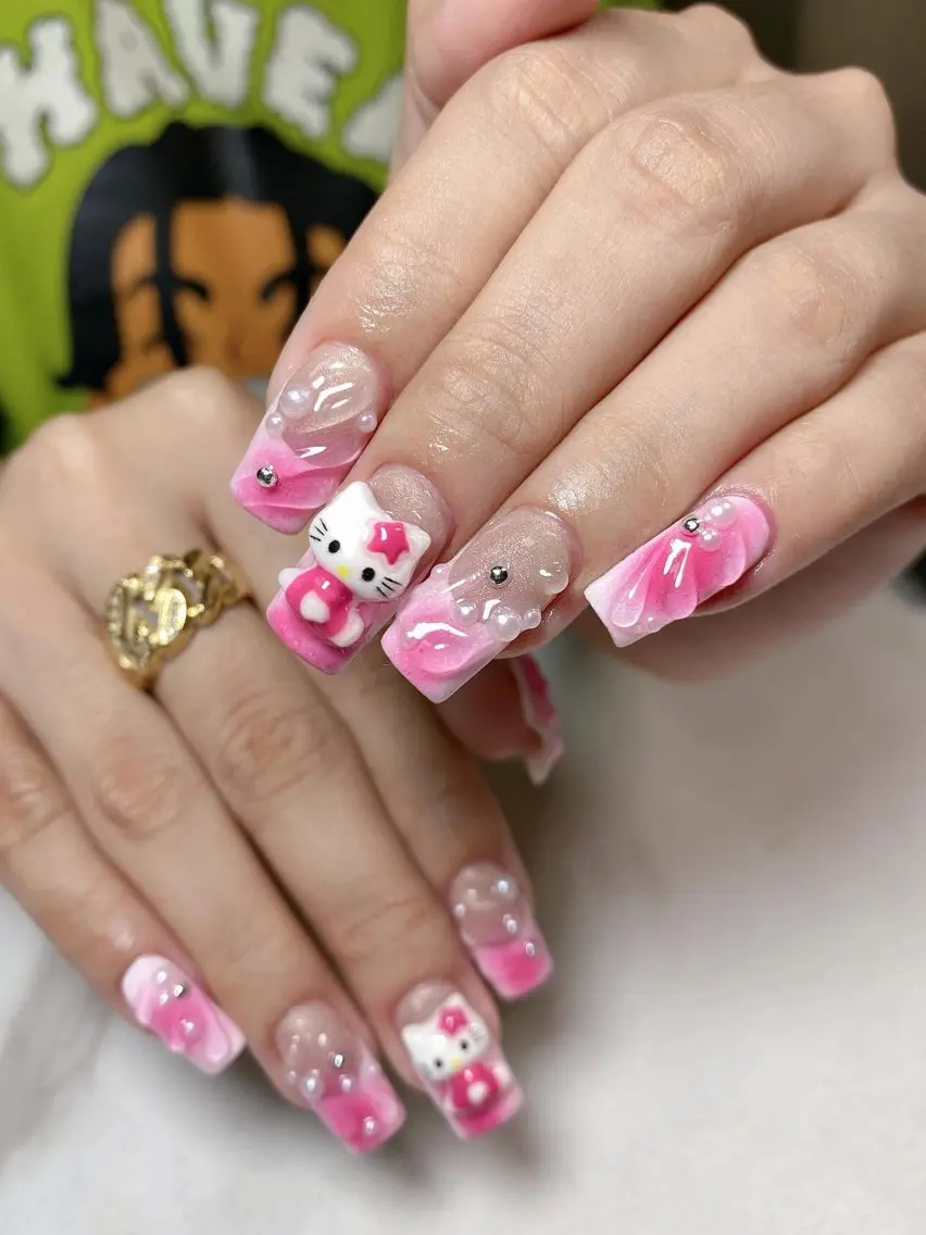 ネイル 韓国ネイル 持ち込み ニュアンスネイル ネイルチップ ROSE ANA CHUO 本川越のネイルデザイン