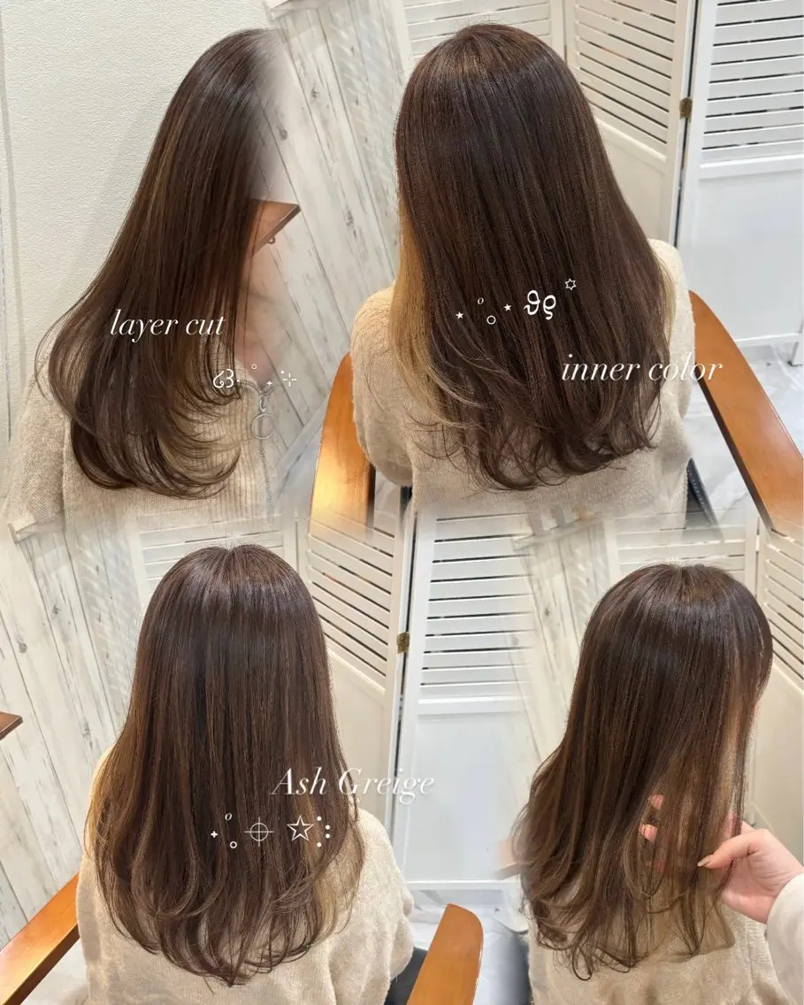 《hair color》カット+カラー+超音波トリートメント🩰♡の写真