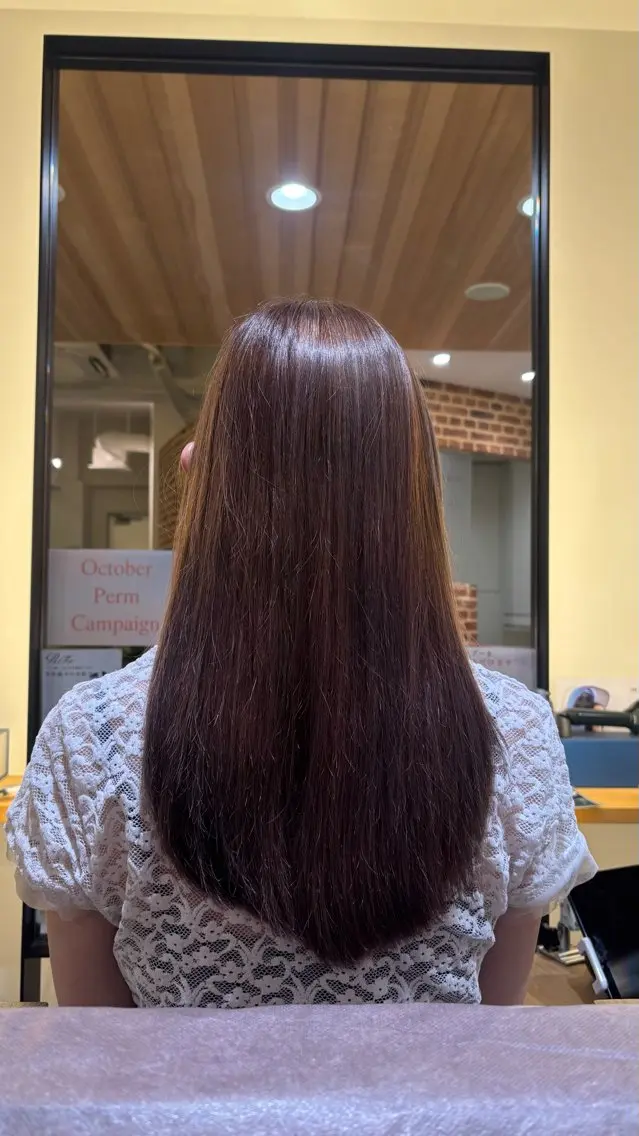 カラー 岩﨑 心那のヘアスタイル