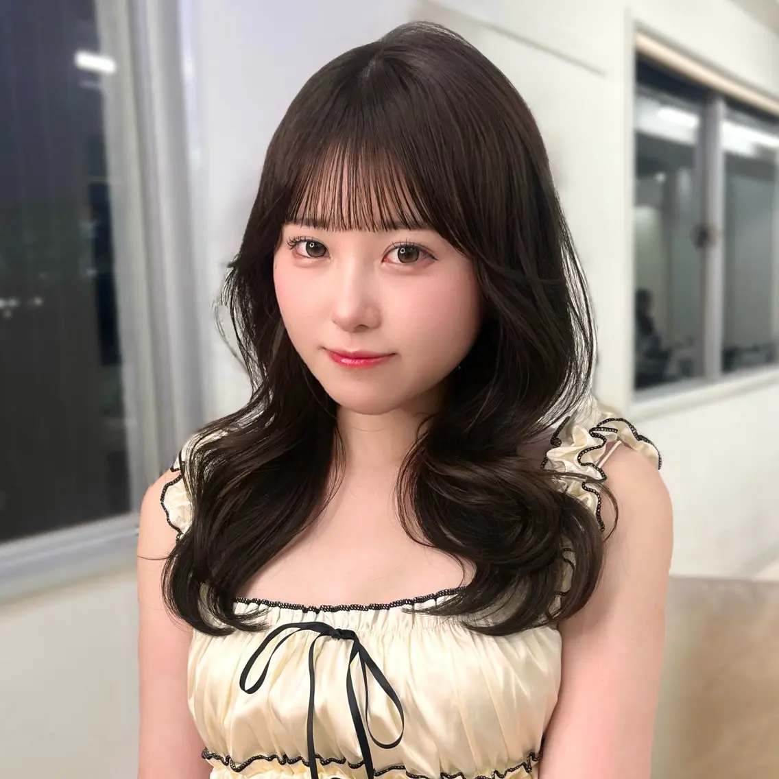 ミディアム カラー 🪞ボブ特化/顔 まわり🧸mai🎀のヘアスタイル