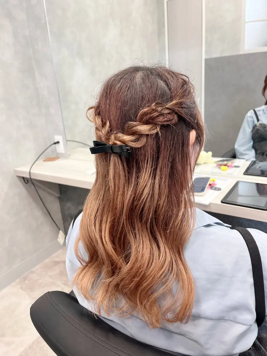 ロング ヘアセット 加藤 あおいのヘアスタイル